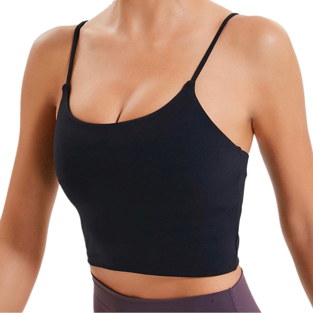 Padded Sports Bra Tank ONLY BLACK LEFT